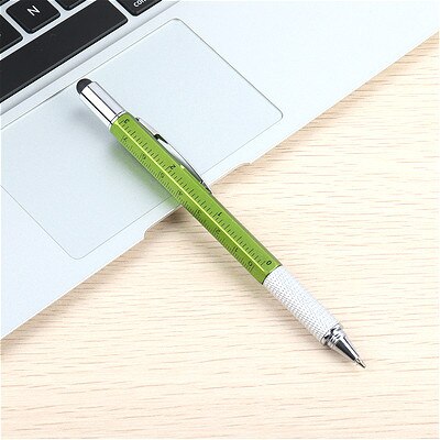 6 in 1 Multifunction Pen with Touch Screen Stylus