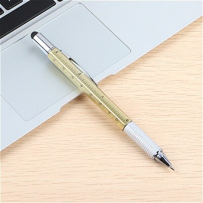 6 in 1 Multifunction Pen with Touch Screen Stylus