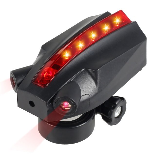 LED Laser Projector Bicycle Taillight