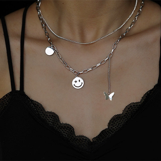New Trendy Metal Ball Coin Cross Pendant
