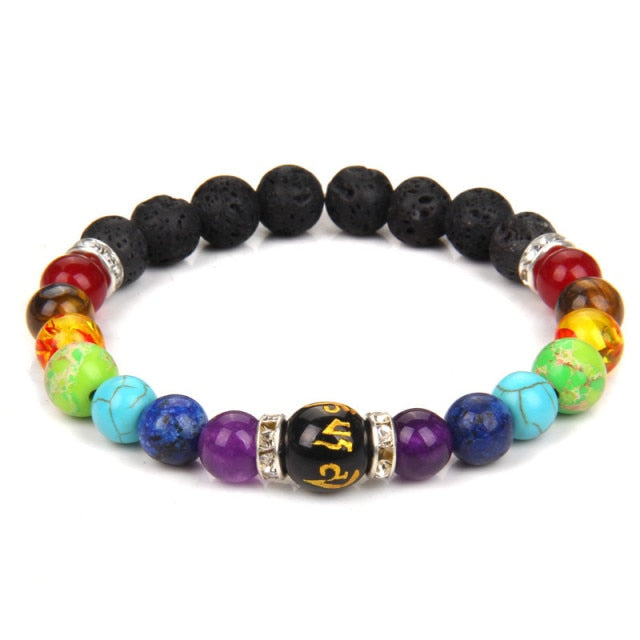 Obsidian Stone Beads Bracelet Pixiu Bracelet