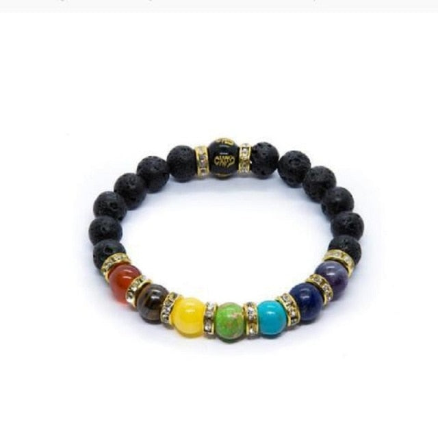 Obsidian Stone Beads Bracelet Pixiu Bracelet