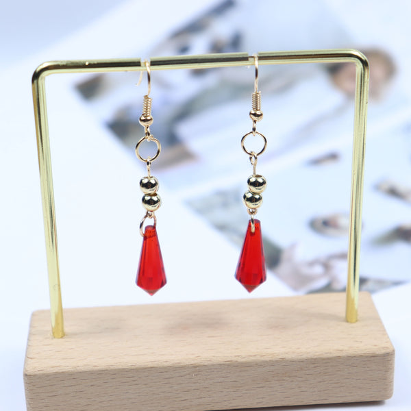 Men Women Trendy Accessories Crystal Drop Earring