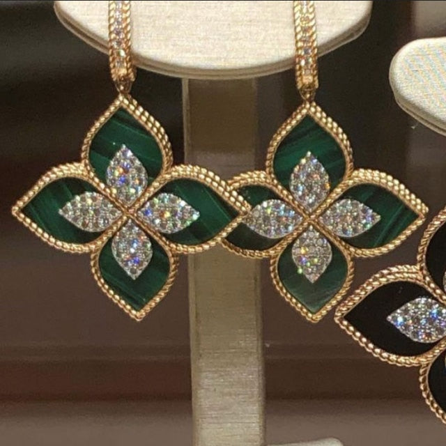Flowers Luxury African Dubai Jewelry Sets
