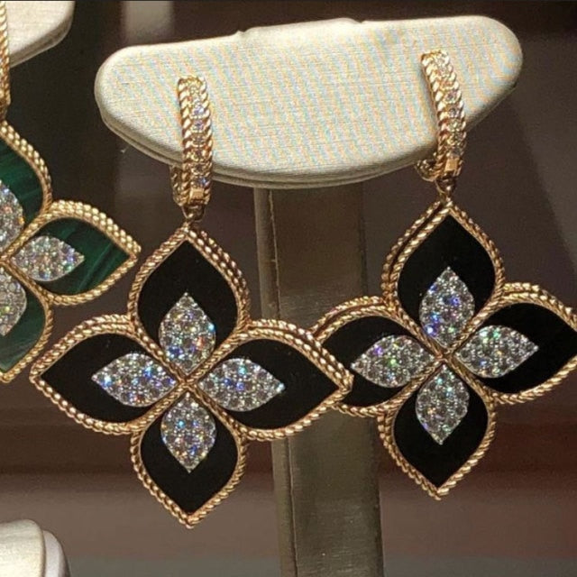 Flowers Luxury African Dubai Jewelry Sets