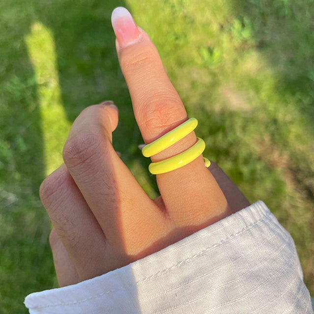 Cool Hollow Out - Twist Metal Ring