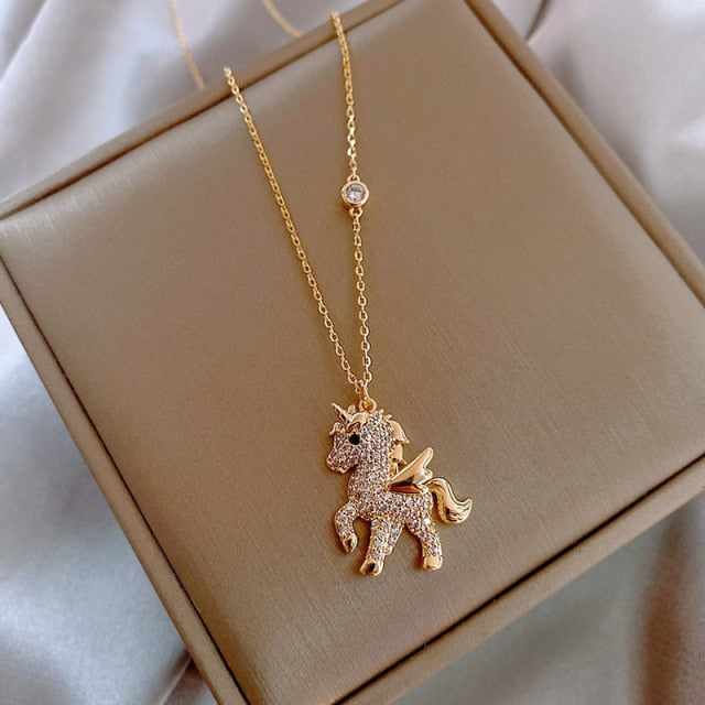 New Cute Animal Pendant Necklace