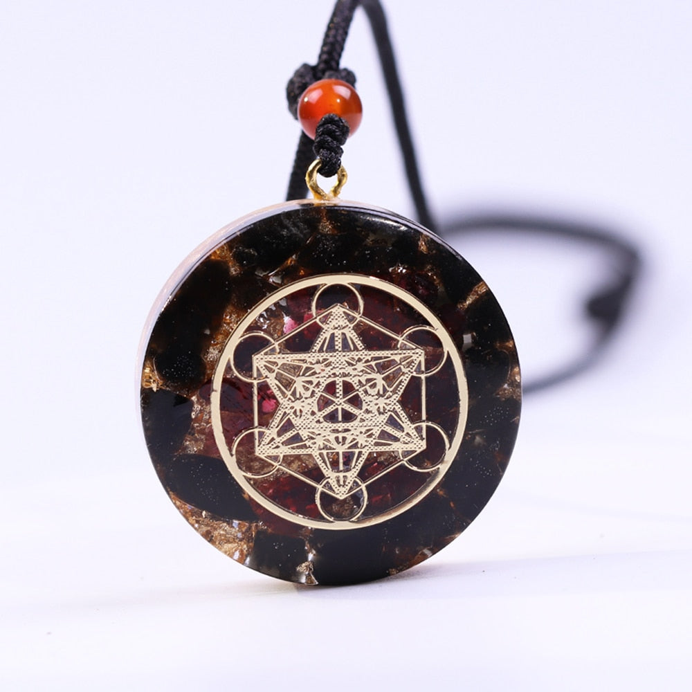 Orgonite Aura  -Amulet Necklace