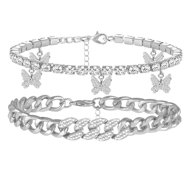 Fashion Chunky Metal Chain Anklet For Women