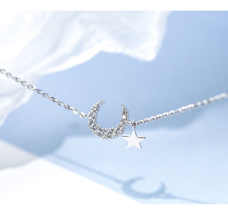 Zirconia Moon Star Romantic Bracelet Women