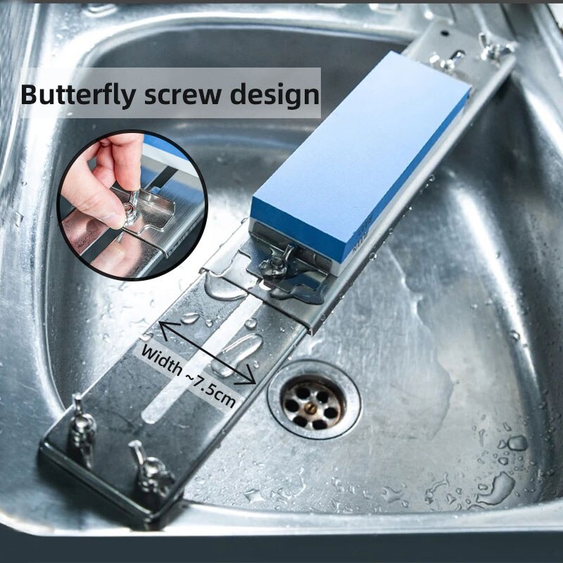 stainless steel whetstone sharpener