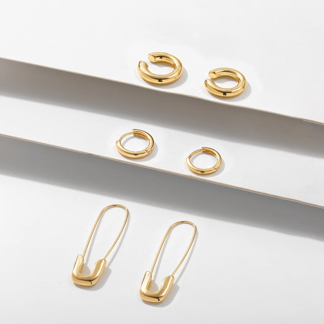 Trendy Pearl Clip on Earrings Earcuffs