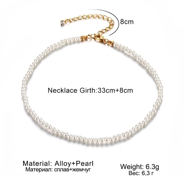 Women Girls Colorful Strand Short Choker Necklaces