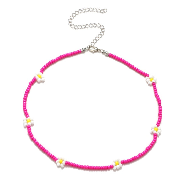 Women Girls Colorful Strand Short Choker Necklaces