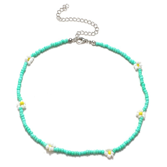 Women Girls Colorful Strand Short Choker Necklaces