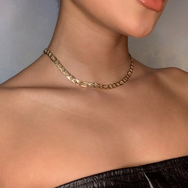 Trendy Multilayer Heart Snake Pendant Necklace