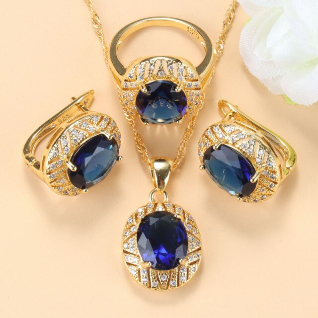 10-Colors Luxurious Gold-Color Necklace Sets