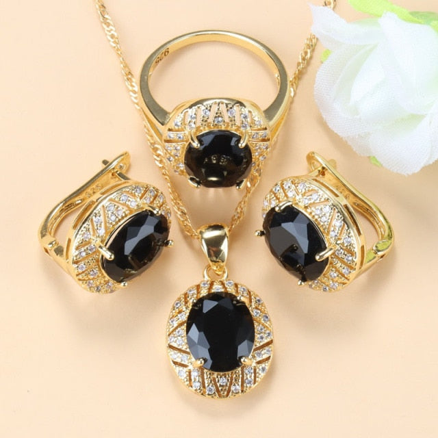 10-Colors Luxurious Gold-Color Necklace Sets
