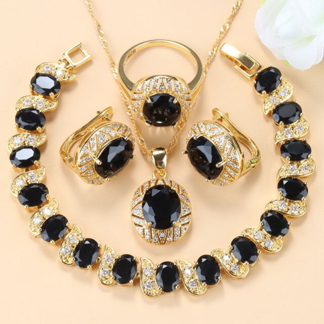 10-Colors Luxurious Gold-Color Necklace Sets