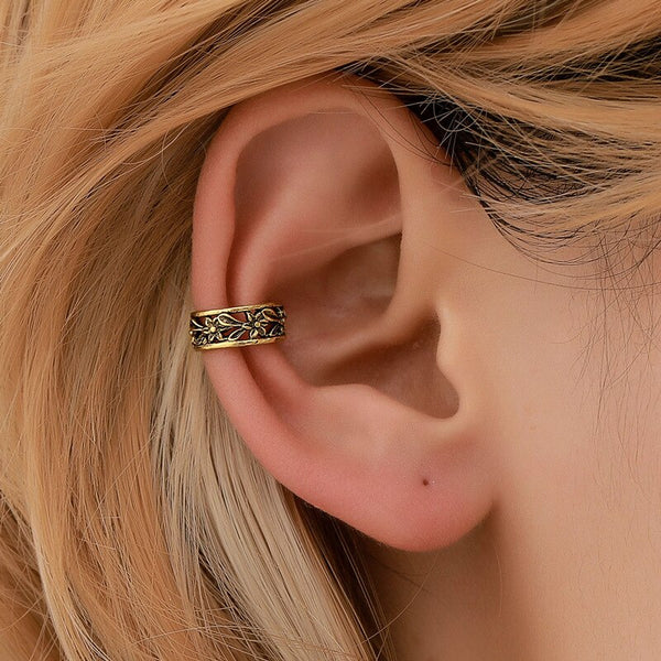 Multicolor C-Shape No Pierced Small Earring