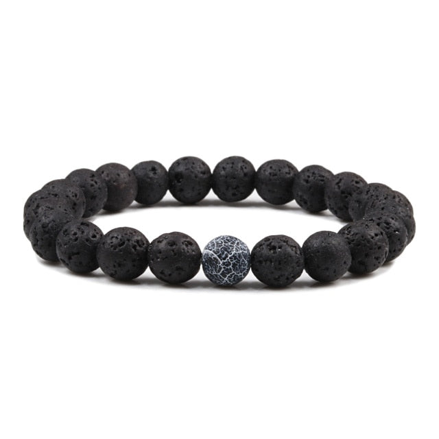 1-2PCS Beaded Bracelets Bangles Set