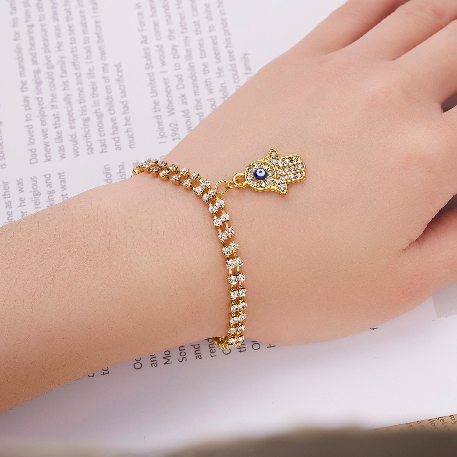 Classic Turkish Evil Eye Bracelet for Women