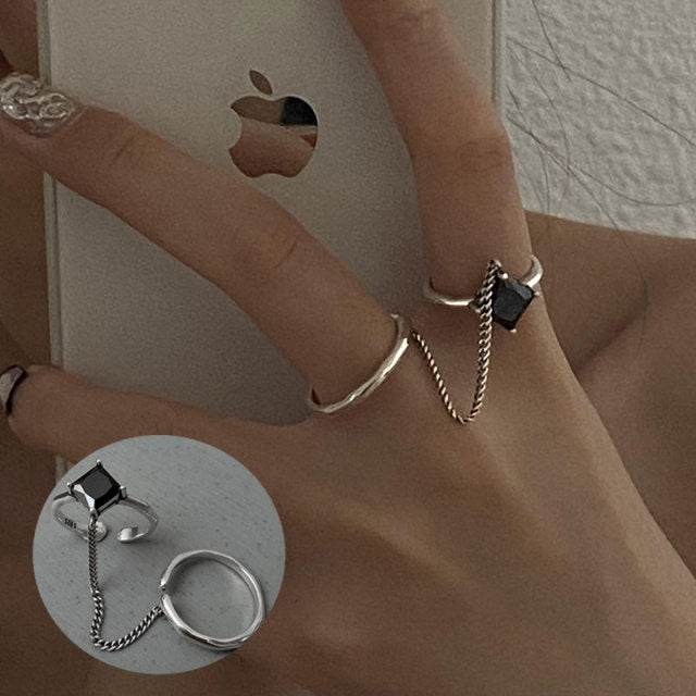 Cool Hollow Out - Twist Metal Ring