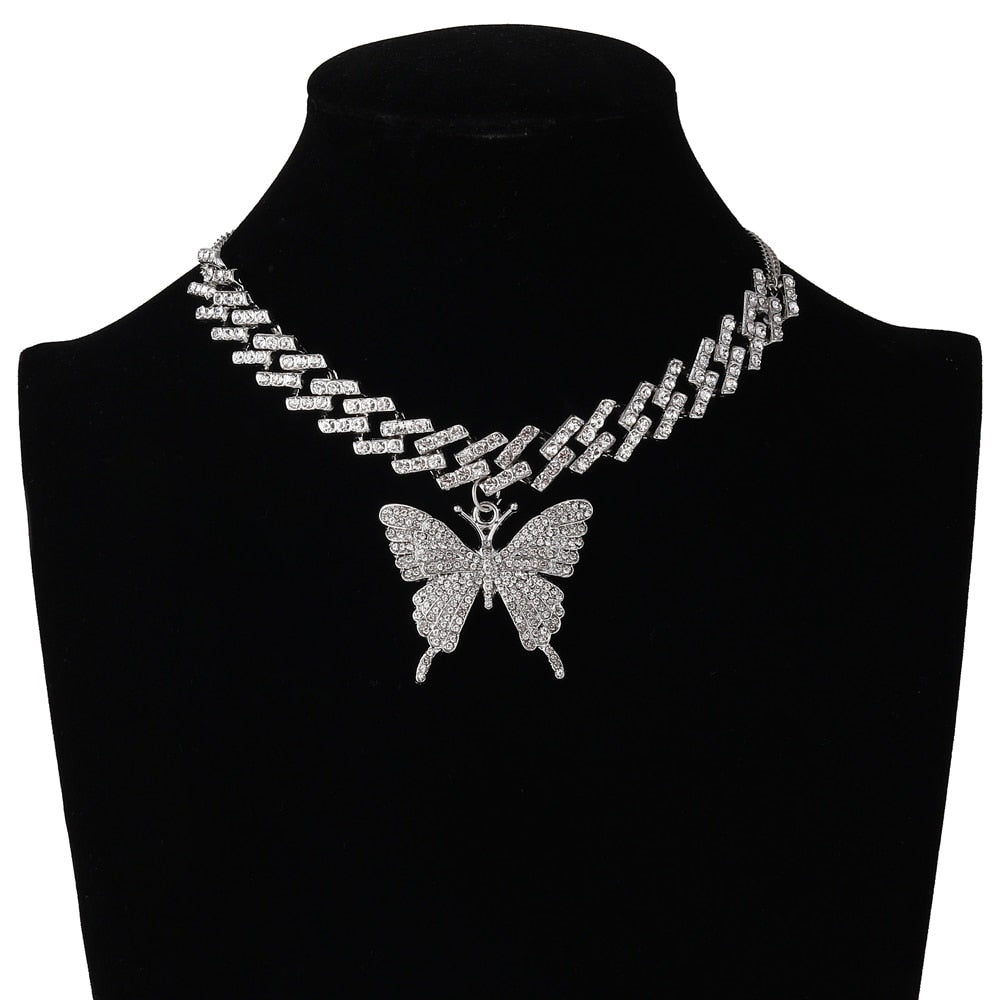 Big Butterfly Necklace For Women