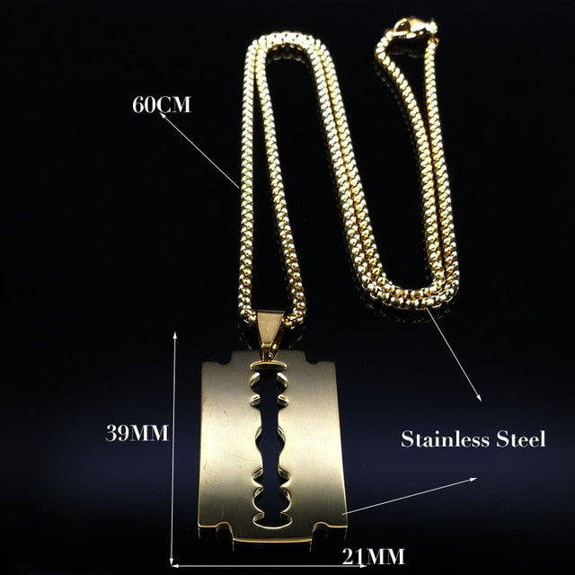 Fashion Blade Stainless Steel Necklaces