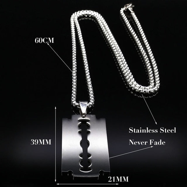 Fashion Blade Stainless Steel Necklaces