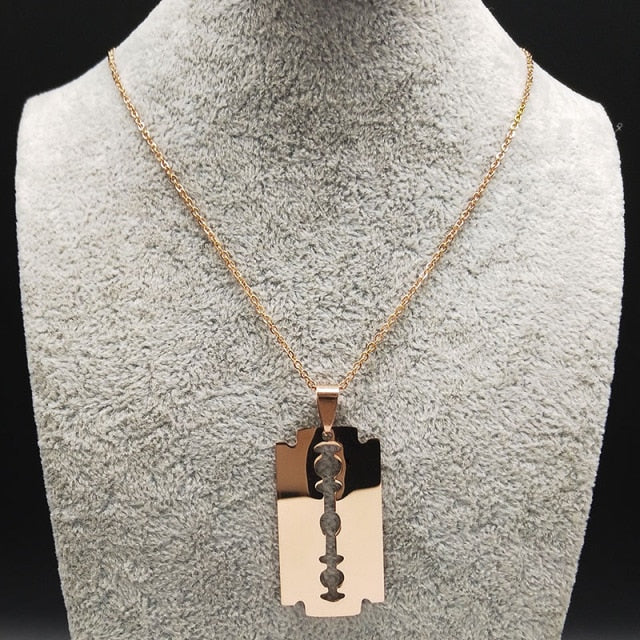 Fashion Blade Stainless Steel Necklaces