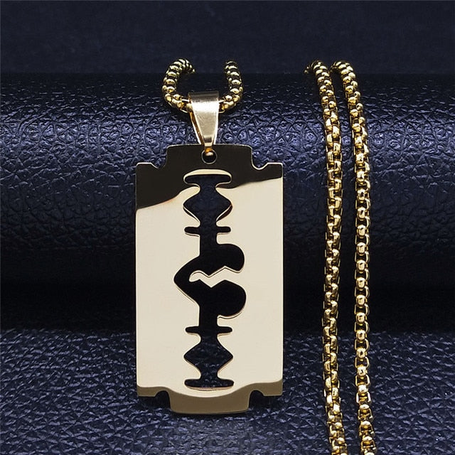 Fashion Blade Stainless Steel Necklaces