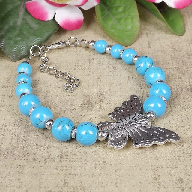 Tibet Vintage DIY Flower Bracelet Woman