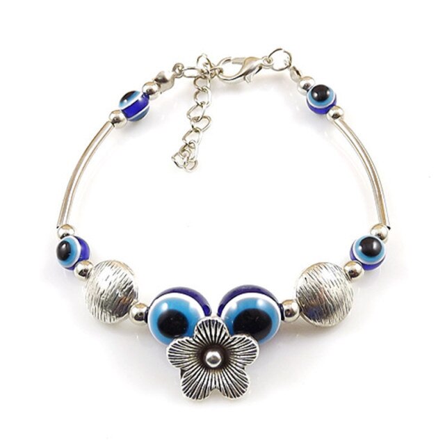 Tibet Vintage DIY Flower Bracelet Woman