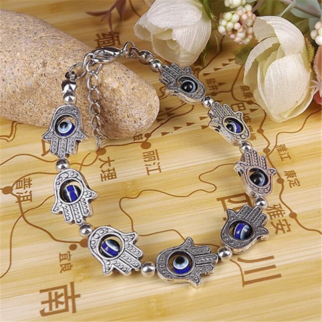 Tibet Vintage DIY Flower Bracelet Woman