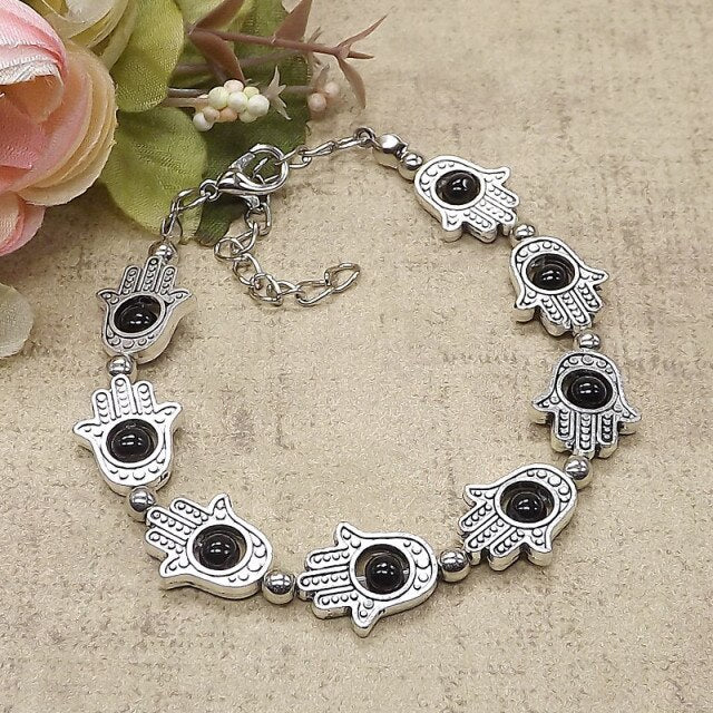 Tibet Vintage DIY Flower Bracelet Woman