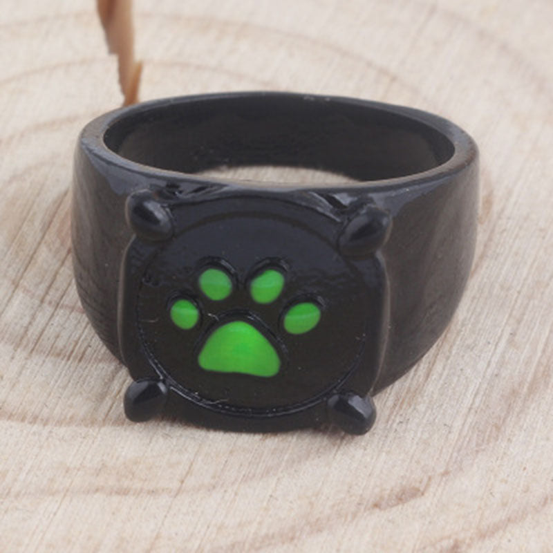 Black Cat Noir Ring Anime Ring