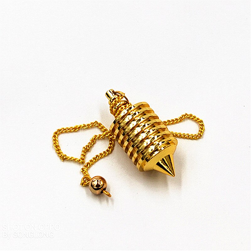 Metal Cones  Copper  Pendulums- dowsing Radiesthesia witch pendants