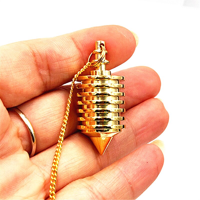 Metal Cones  Copper  Pendulums- dowsing Radiesthesia witch pendants