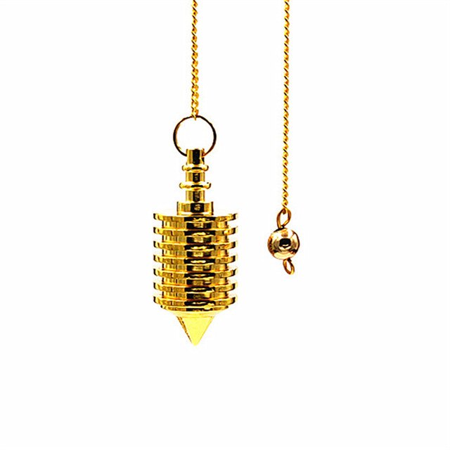 Metal Cones  Copper  Pendulums- dowsing Radiesthesia witch pendants