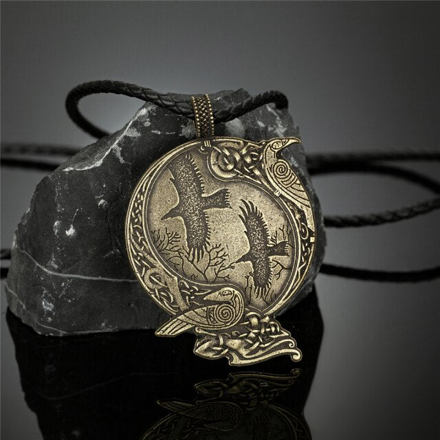 Vikings Odin's Raven Necklaces