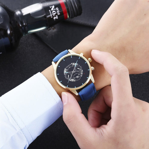 Reloj de calendario de negocios y ocio para hombre