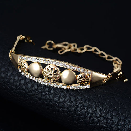 Drop Collar Necklace Bracelet Ring Earrings Luxury Jewelry Set