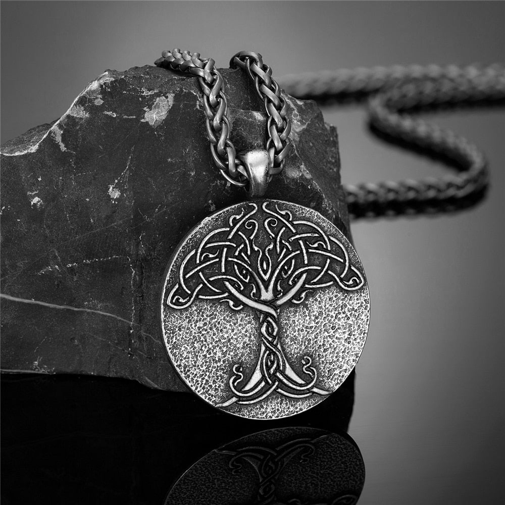 Vintage Viking Tree of Life Necklace