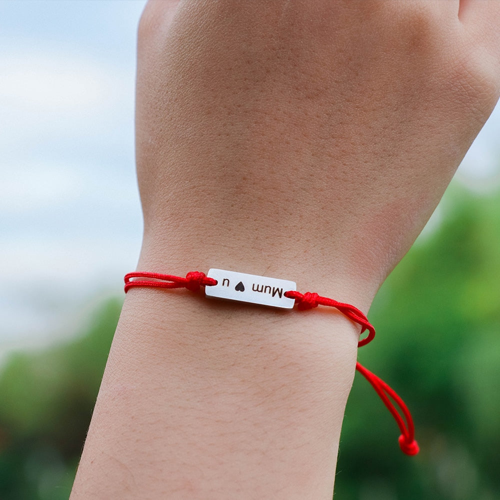 Carving name date nameplate bracelet for baby