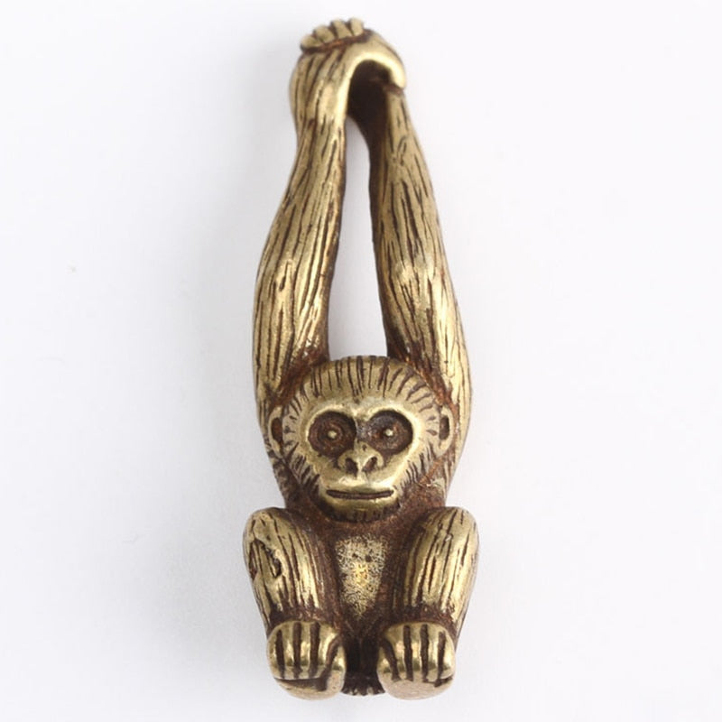 Animal Monkey  Brass Figurine