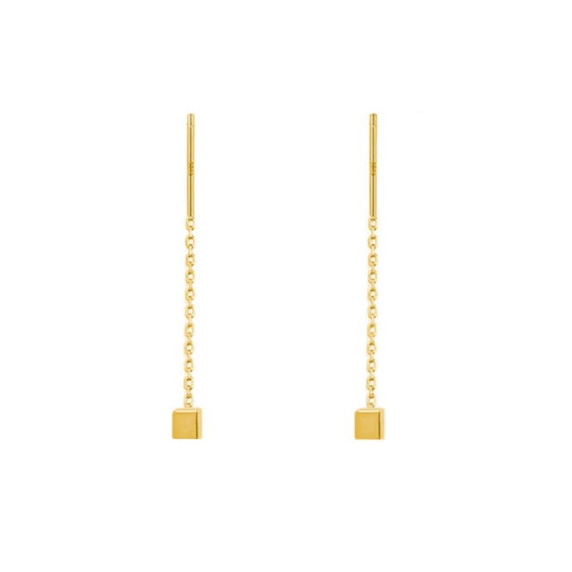 Long Tassel Butterfly Drop Earrings Silver Color