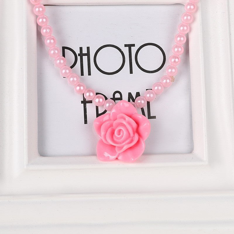 Best Baby Pink Girl Kids Jewelry Set
