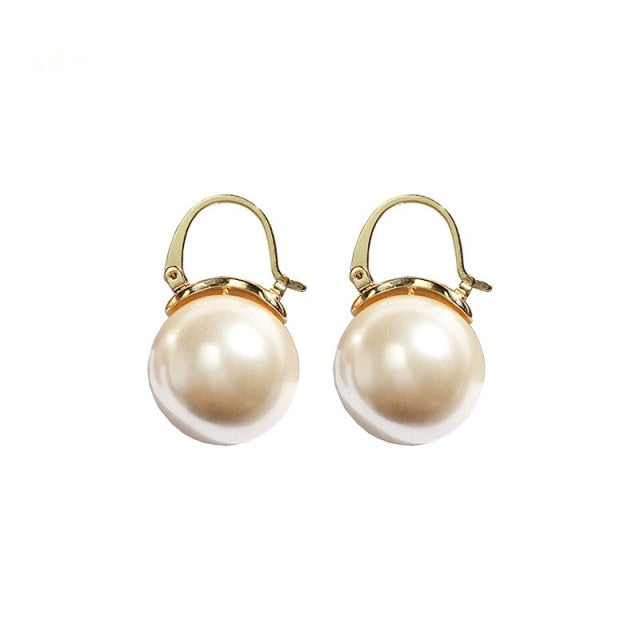 The new style retro ancient ways pearl earring