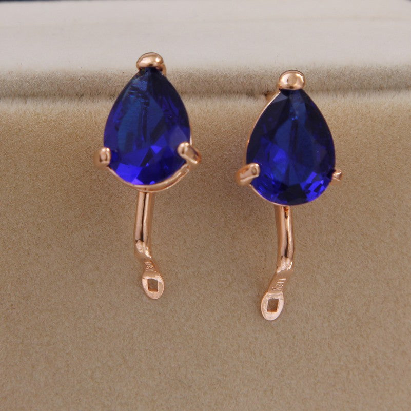 Drop Pendant Necklace Earring Ring For Women Wedding Jewelry Set